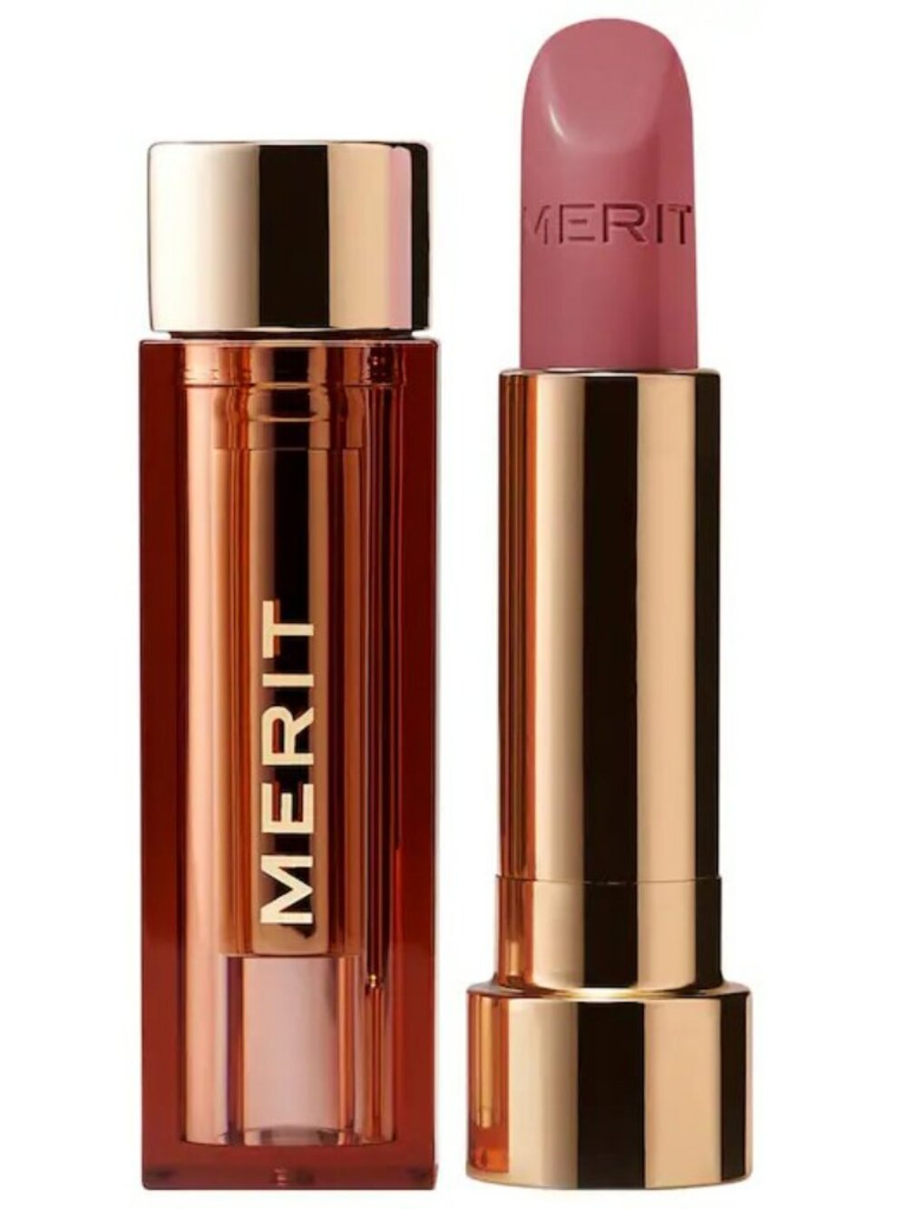 MERIT Signature Lip Lightweight Lipstick - Millennial